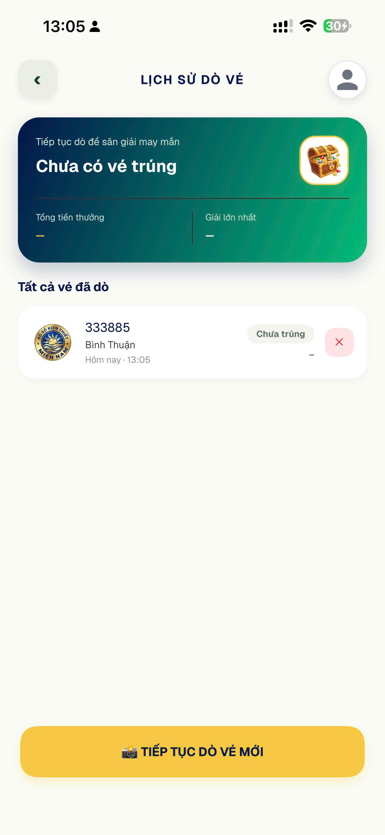 Ticket history